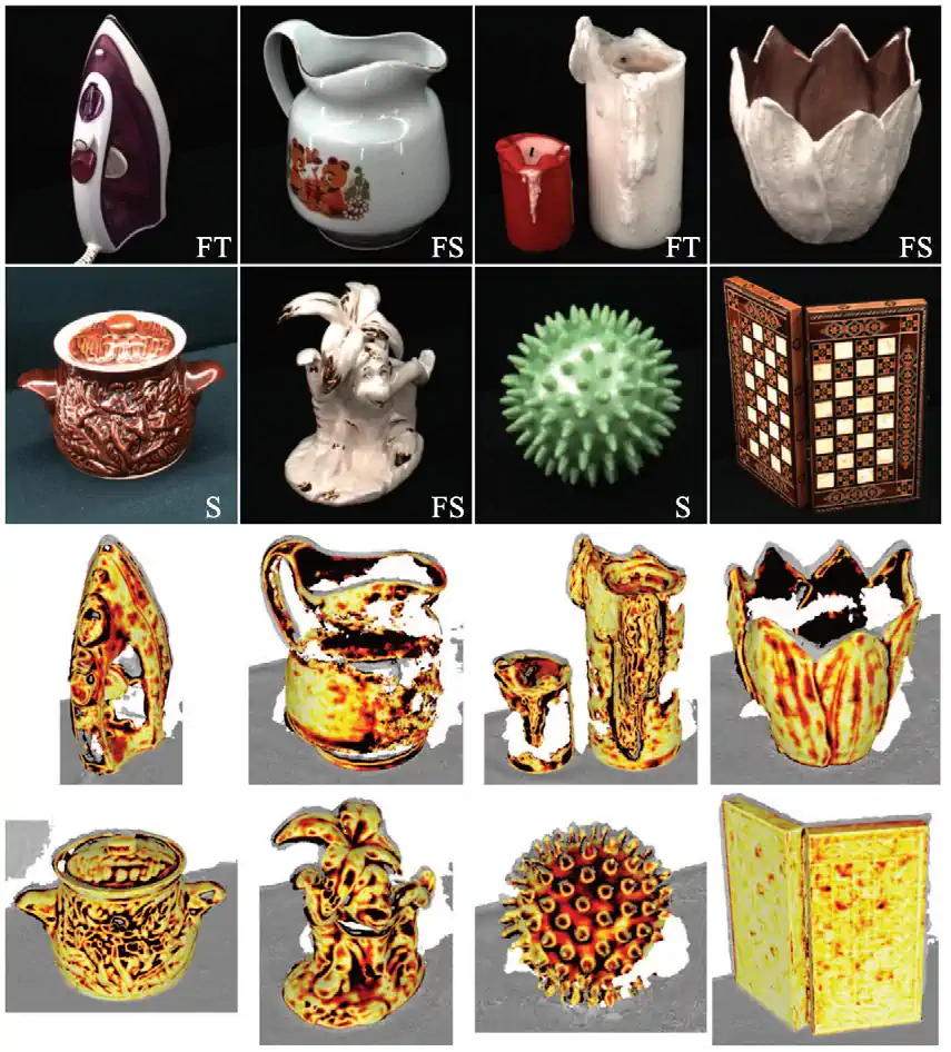 Objects from the 3D reconstruction dataset Source: Voynov et al., 2023
